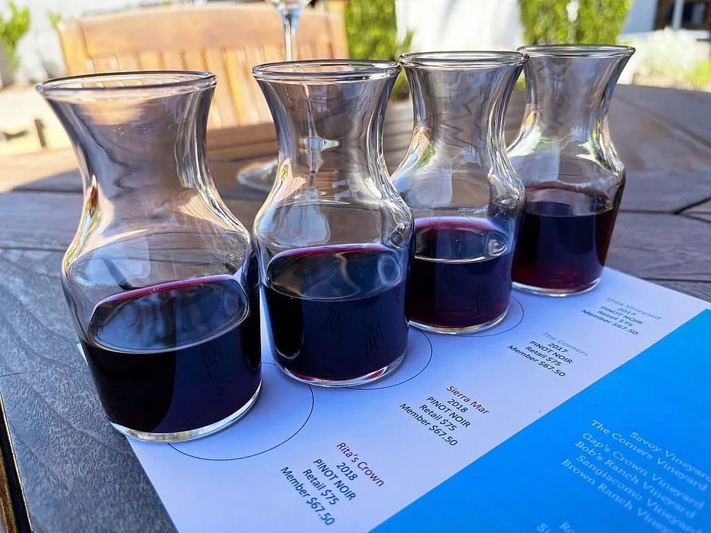 1024px Wine tasting pinot noir at WALT Wines Sarah Stierch