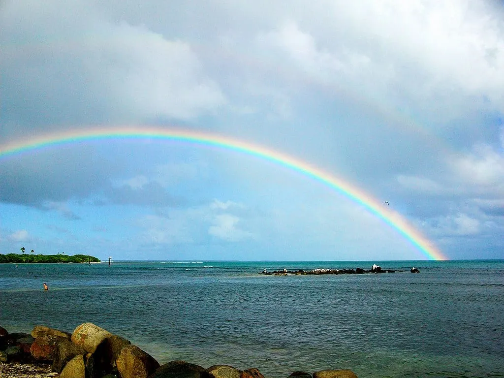 Rainbow in Las Croabas Fajardo Puerto Rico