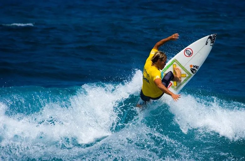 Surfing in Middle Beach Isabela