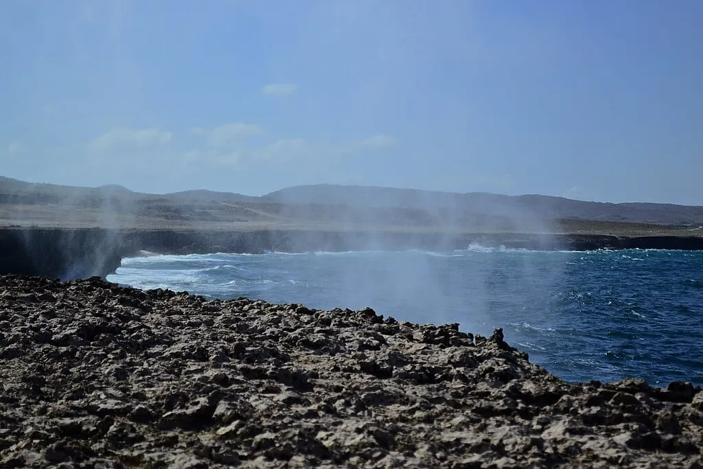 1024px Arikok National Park limestone wave cut terrace Aruba