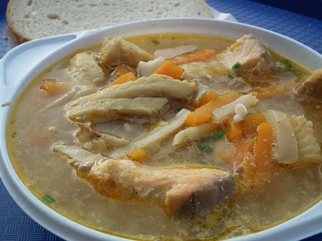 1024px Fish soup in Sarbinowo 2017